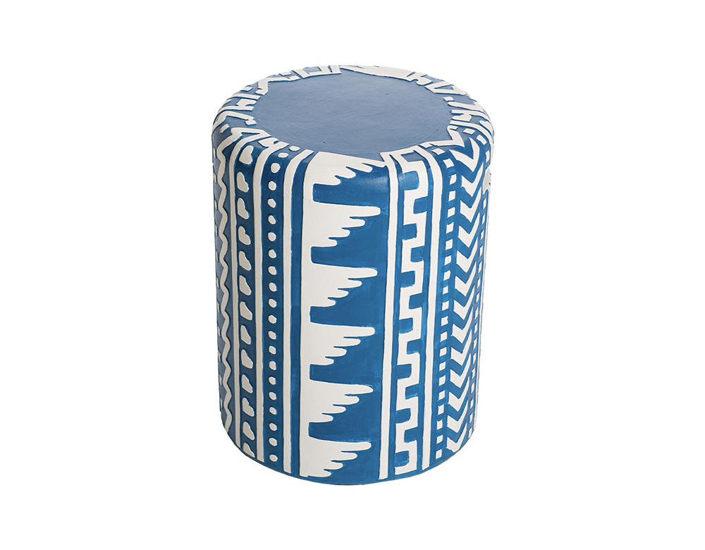 Miami Round Stool Blue